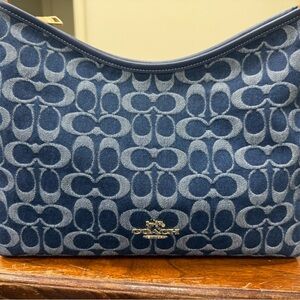 Coach Blue Signature Shoulder Bag